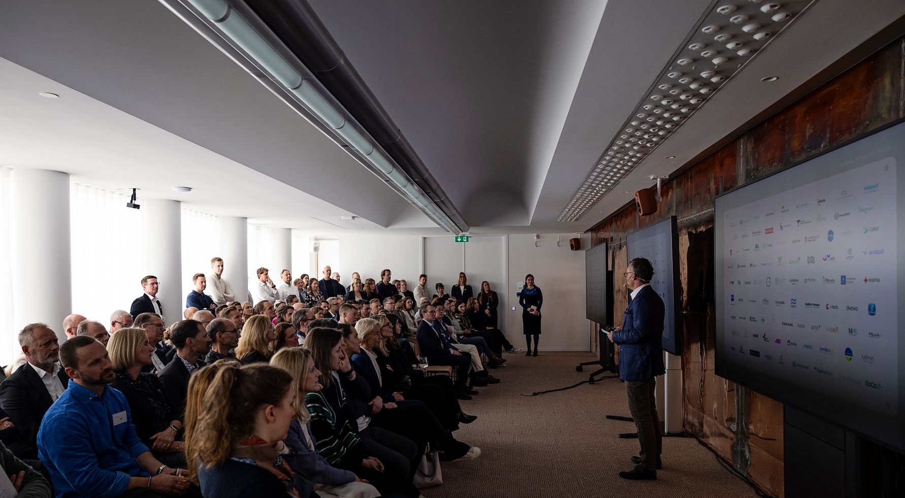 Bild från lanseringseventet i Torslanda